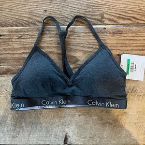 Calvin Klein racerback bra size L NEW